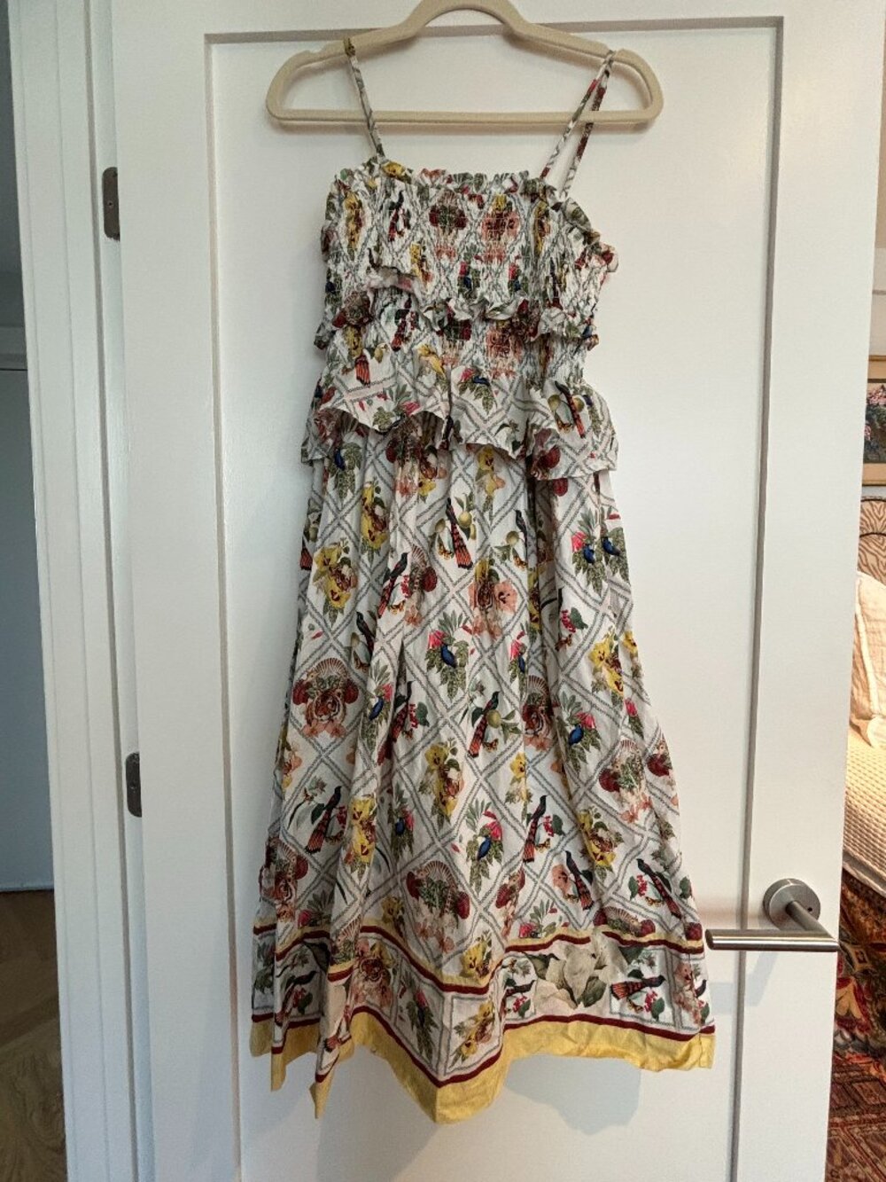 Antropologie Animal Print Summer Dress